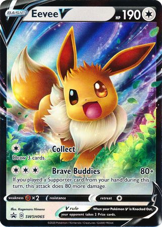 Eevee V (SWSH065) [Sword & Shield: Black Star Promos] | The Time Vault CA