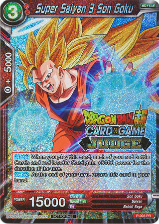 Super Saiyan 3 Son Goku (P-003) [Judge Promotion Cards] | The Time Vault CA