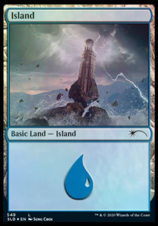 Island (Wizards) (549) [Secret Lair Drop Promos] | The Time Vault CA