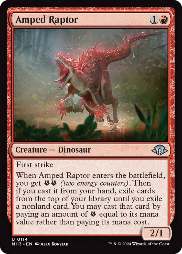 Amped Raptor [Modern Horizons 3] | The Time Vault CA