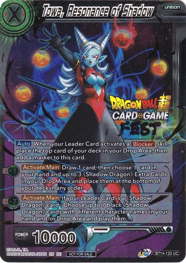 Towa, Resonance of Shadow (Card Game Fest 2022) (BT14-123) [Tournament Promotion Cards] | The Time Vault CA