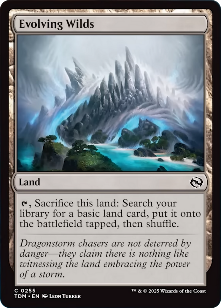 Evolving Wilds [Tarkir: Dragonstorm] | The Time Vault CA
