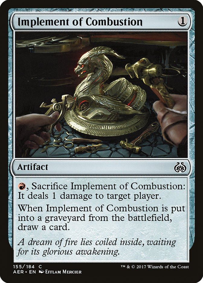 Implement of Combustion [Aether Revolt] | The Time Vault CA