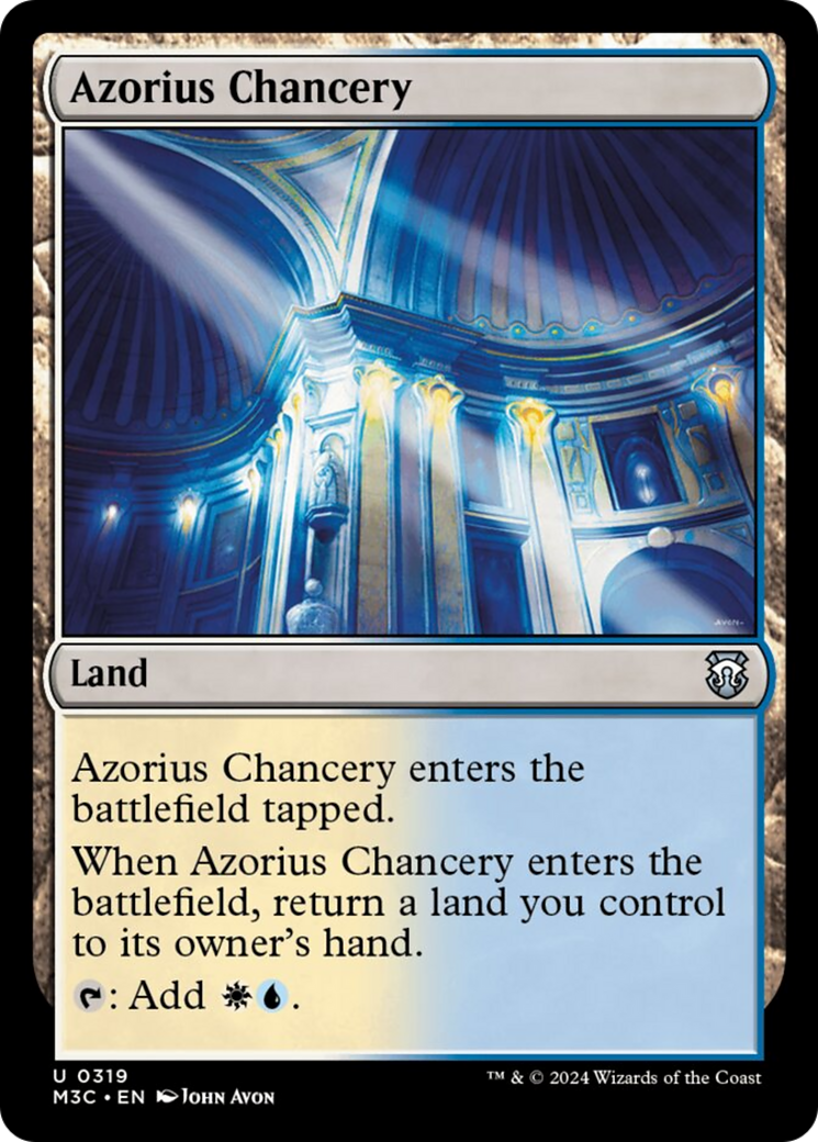 Azorius Chancery [Modern Horizons 3 Commander] | The Time Vault CA