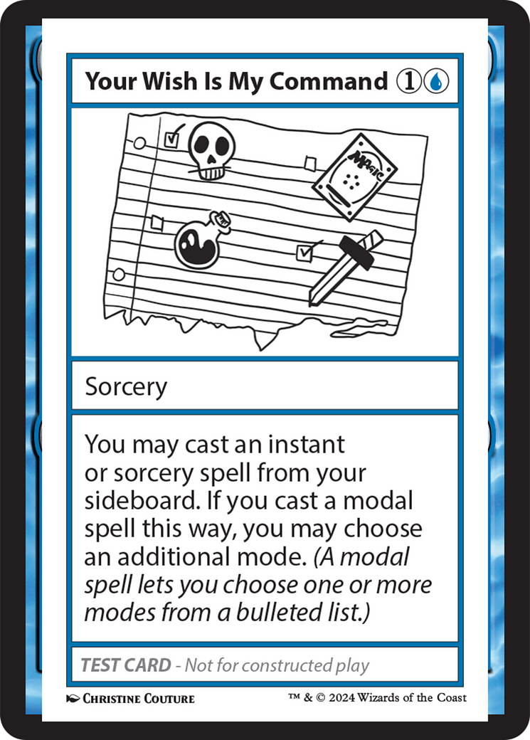 Your Wish Is My Command [Mystery Booster 2 Playtest Cards] | The Time Vault CA