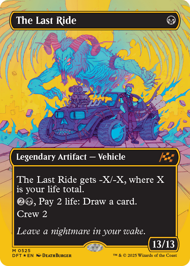 The Last Ride (Borderless) (First-Place Foil) [Aetherdrift] | The Time Vault CA