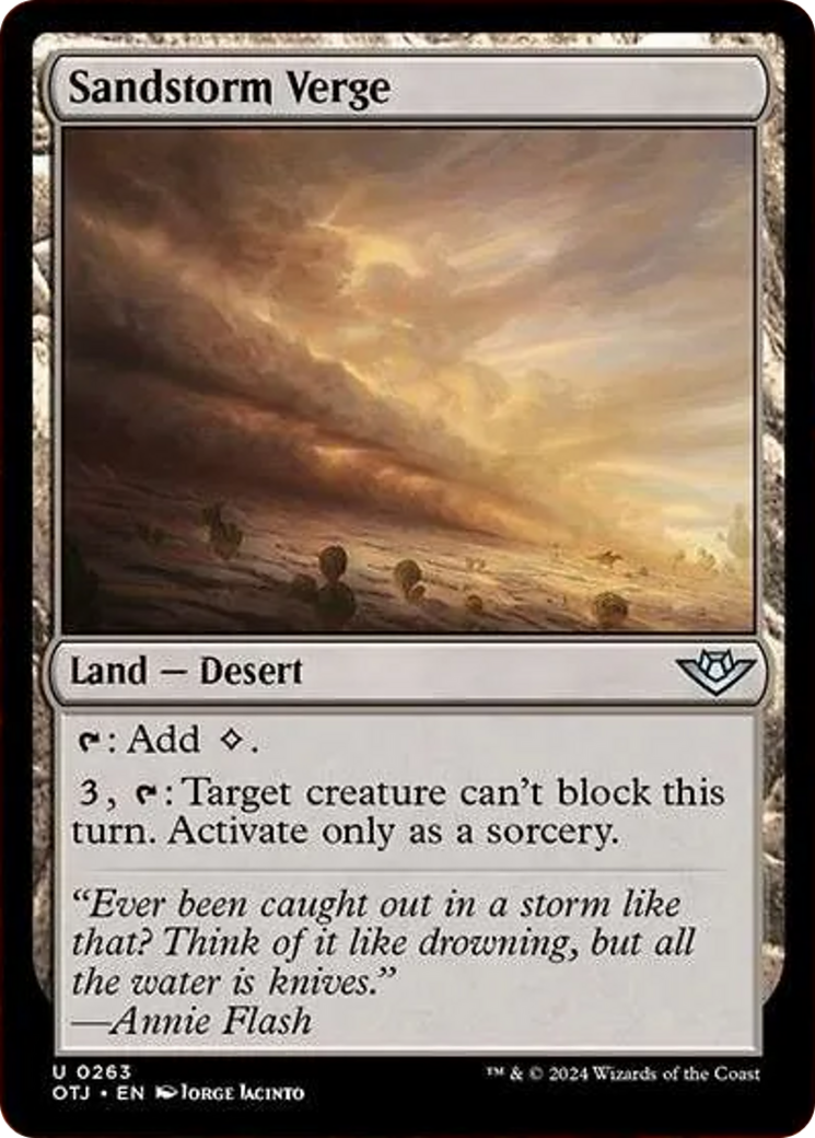 Sandstorm Verge [Outlaws of Thunder Junction] | The Time Vault CA