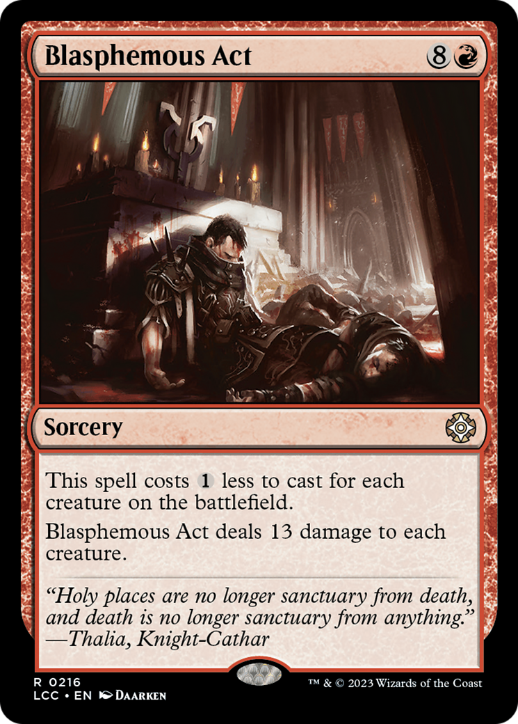Blasphemous Act [The Lost Caverns of Ixalan Commander] | The Time Vault CA