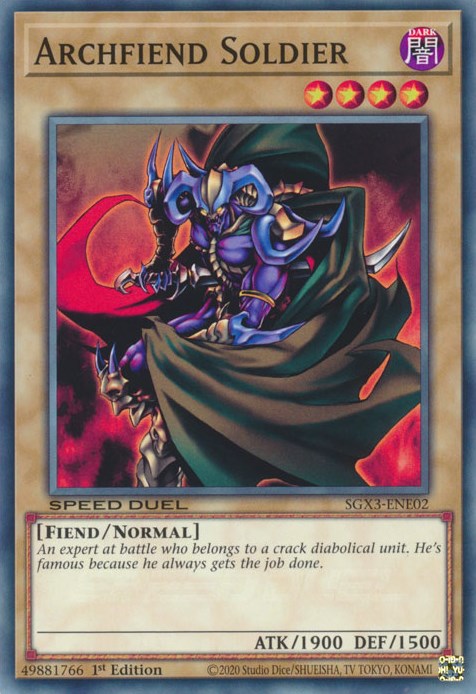 Archfiend Soldier [SGX3-ENE02] Common | The Time Vault CA