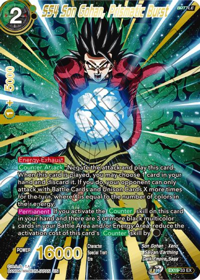 SS4 Son Gohan, Prismatic Burst (EX19-33) [Special Anniversary Set 2021] | The Time Vault CA
