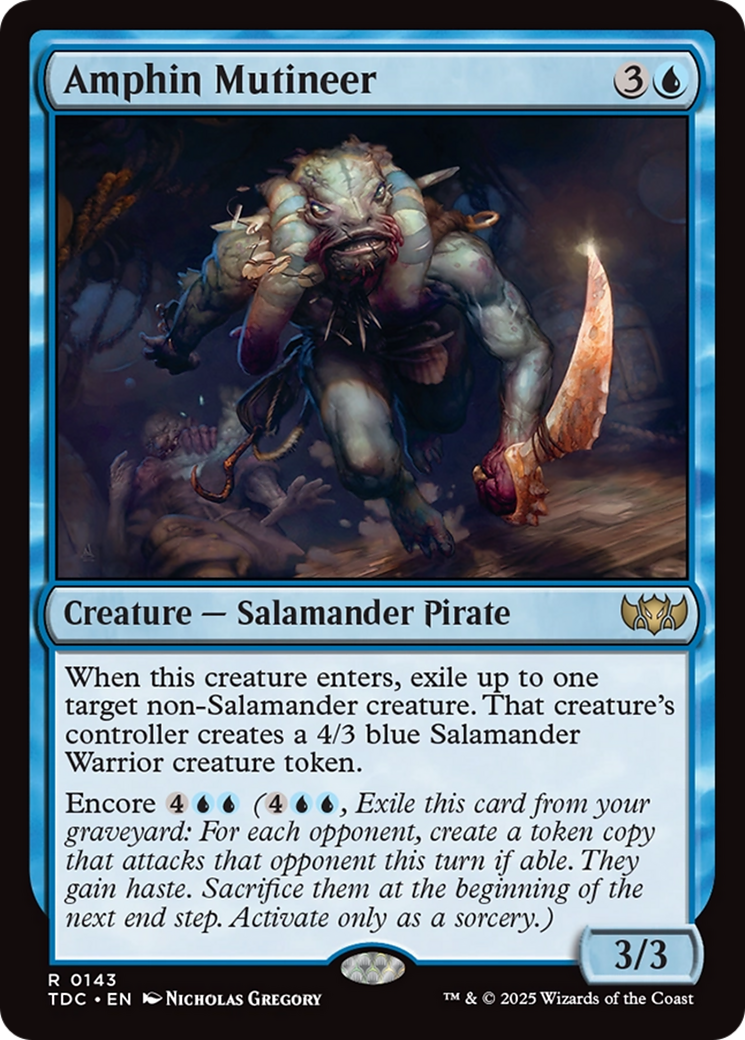 Amphin Mutineer [Tarkir: Dragonstorm Commander] | The Time Vault CA