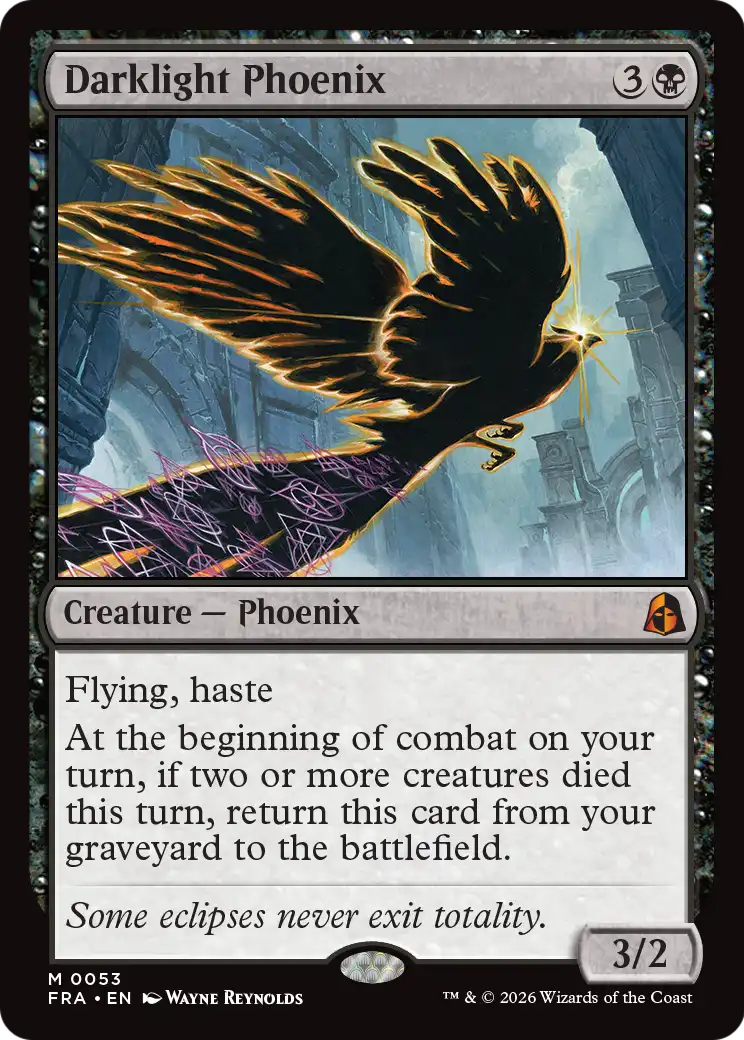 Darklight Phoenix [Reality Fracture] | The Time Vault CA