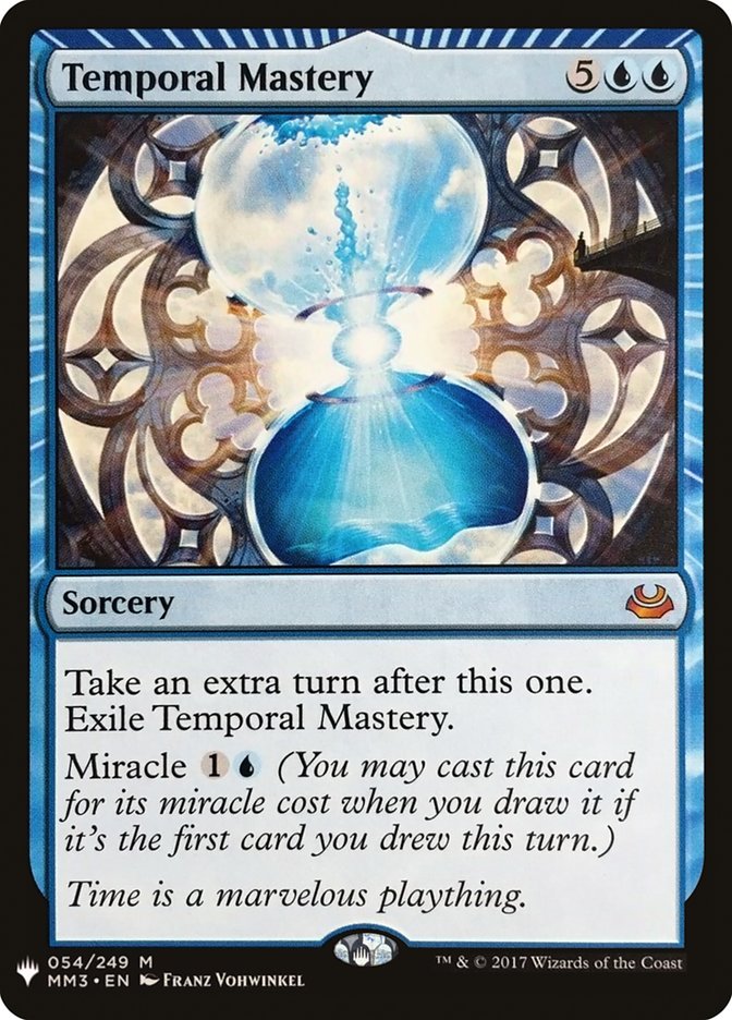 Temporal Mastery [Mystery Booster] | The Time Vault CA