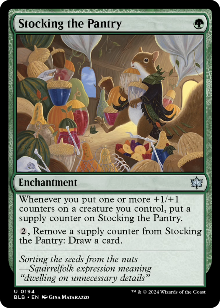Stocking the Pantry [Bloomburrow] | The Time Vault CA