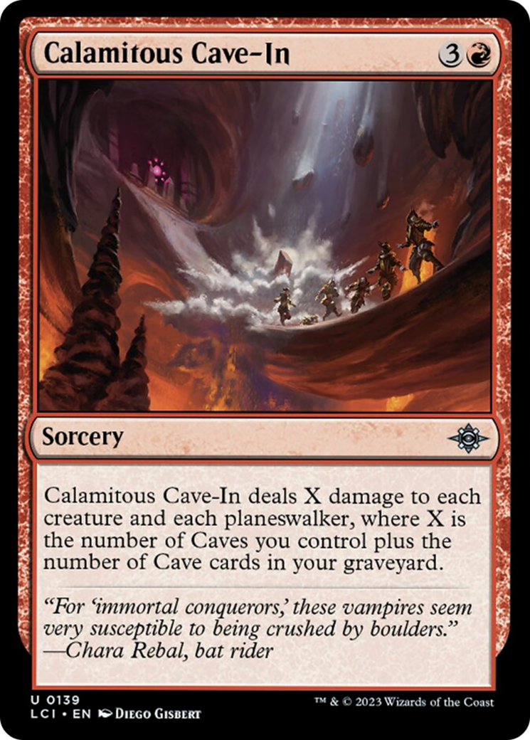 Calamitous Cave-In [The Lost Caverns of Ixalan] | The Time Vault CA