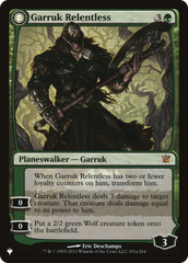 Garruk Relentless // Garruk, the Veil-Cursed [Secret Lair: From Cute to Brute] | The Time Vault CA