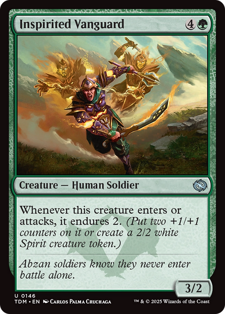 Inspirited Vanguard [Tarkir: Dragonstorm] | The Time Vault CA