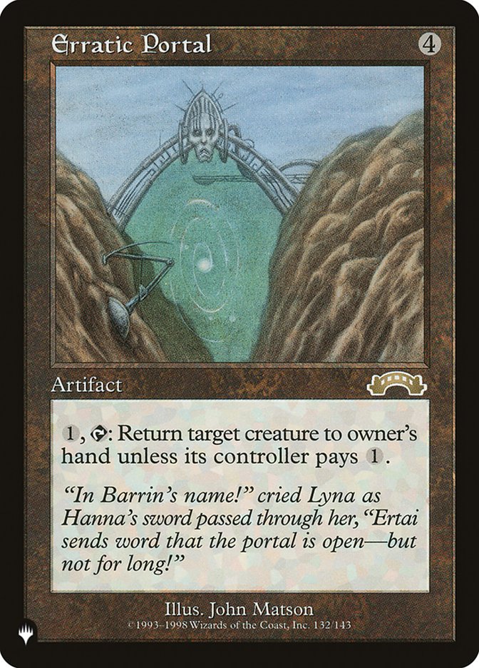 Erratic Portal [The List] | The Time Vault CA