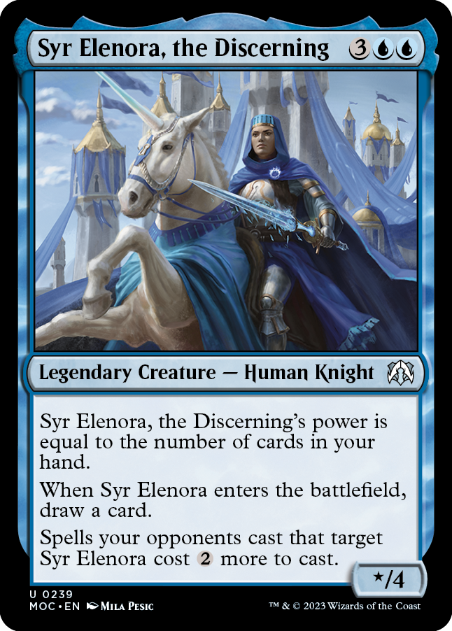 Syr Elenora, the Discerning [March of the Machine Commander] | The Time Vault CA