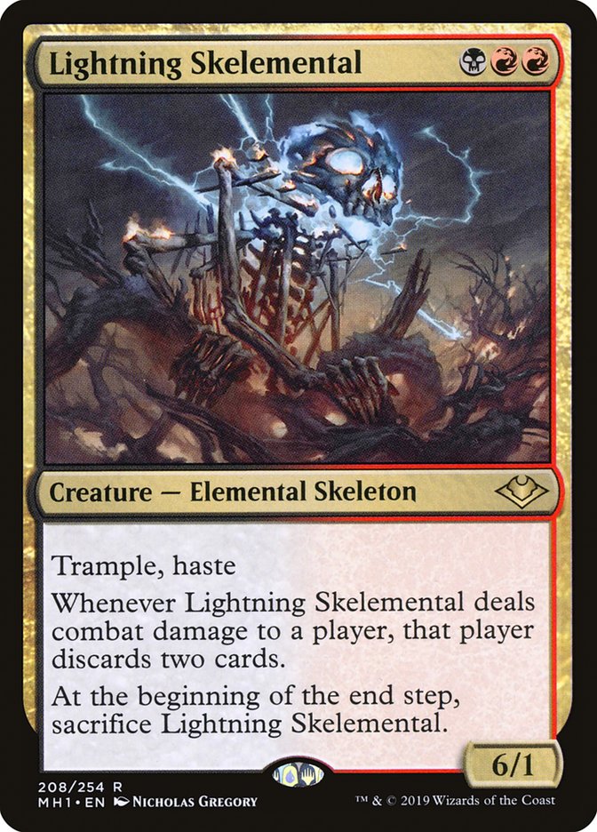 Lightning Skelemental [Modern Horizons] | The Time Vault CA