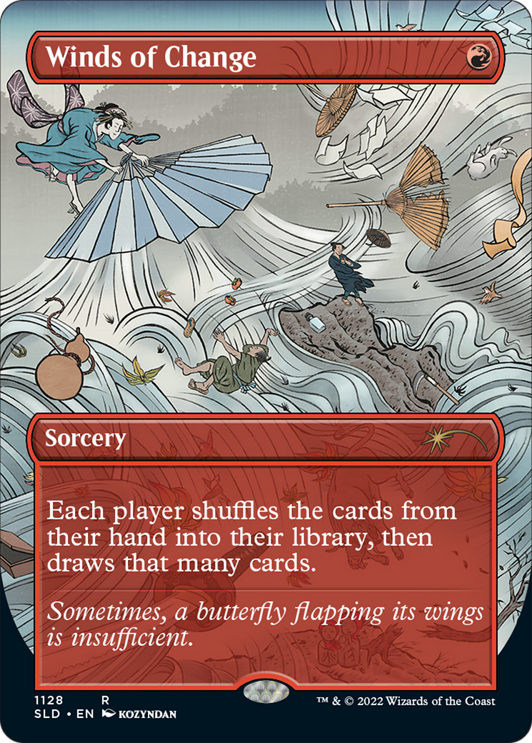 Winds of Change (Borderless) [Secret Lair Drop Series] | The Time Vault CA