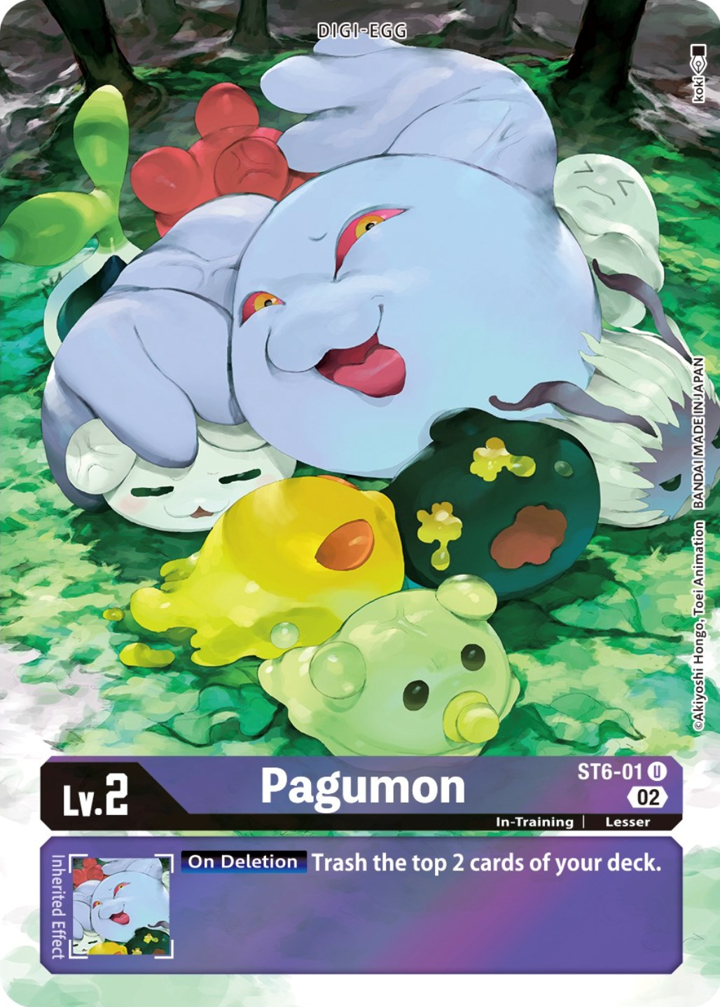 Pagumon [ST6-01] (Alternate Art) [Starter Deck: Beelzemon Advanced Deck Set] | The Time Vault CA