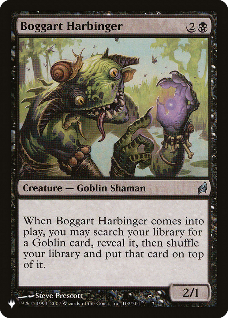 Boggart Harbinger [The List] | The Time Vault CA