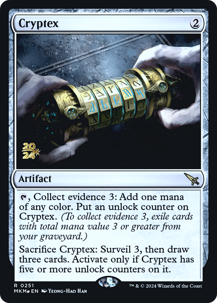 Cryptex [Murders at Karlov Manor Prerelease Promos] | The Time Vault CA