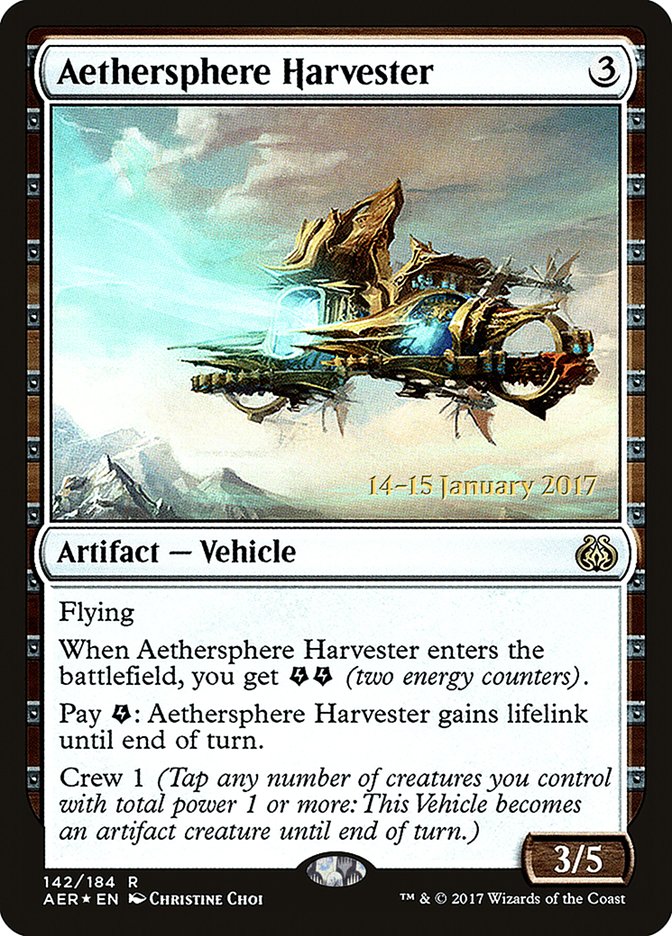 Aethersphere Harvester [Aether Revolt Prerelease Promos] | The Time Vault CA