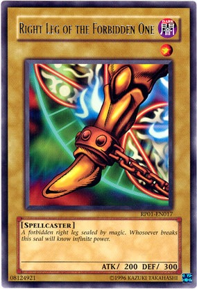 Right Leg of the Forbidden One [RP01-EN017] Rare | The Time Vault CA