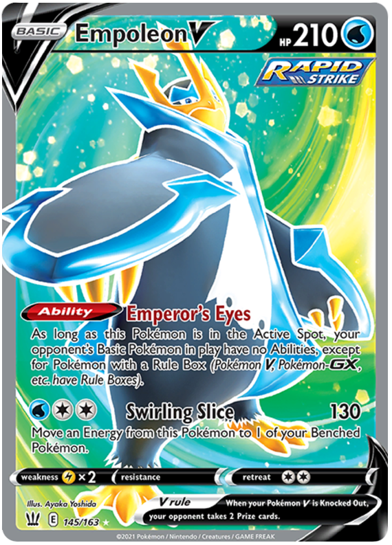 Empoleon V (145/163) [Sword & Shield: Battle Styles] | The Time Vault CA