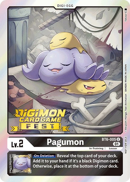 Pagumon [BT6-005] (Digimon Card Game Fest 2022) [Double Diamond Promos] | The Time Vault CA