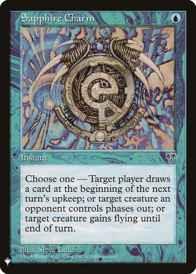 Sapphire Charm [Mystery Booster] | The Time Vault CA