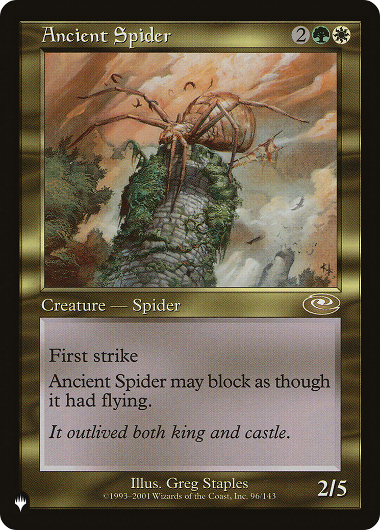 Ancient Spider [The List] | The Time Vault CA