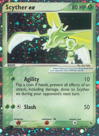 Scyther ex (102/109) [EX: Ruby & Sapphire] | The Time Vault CA