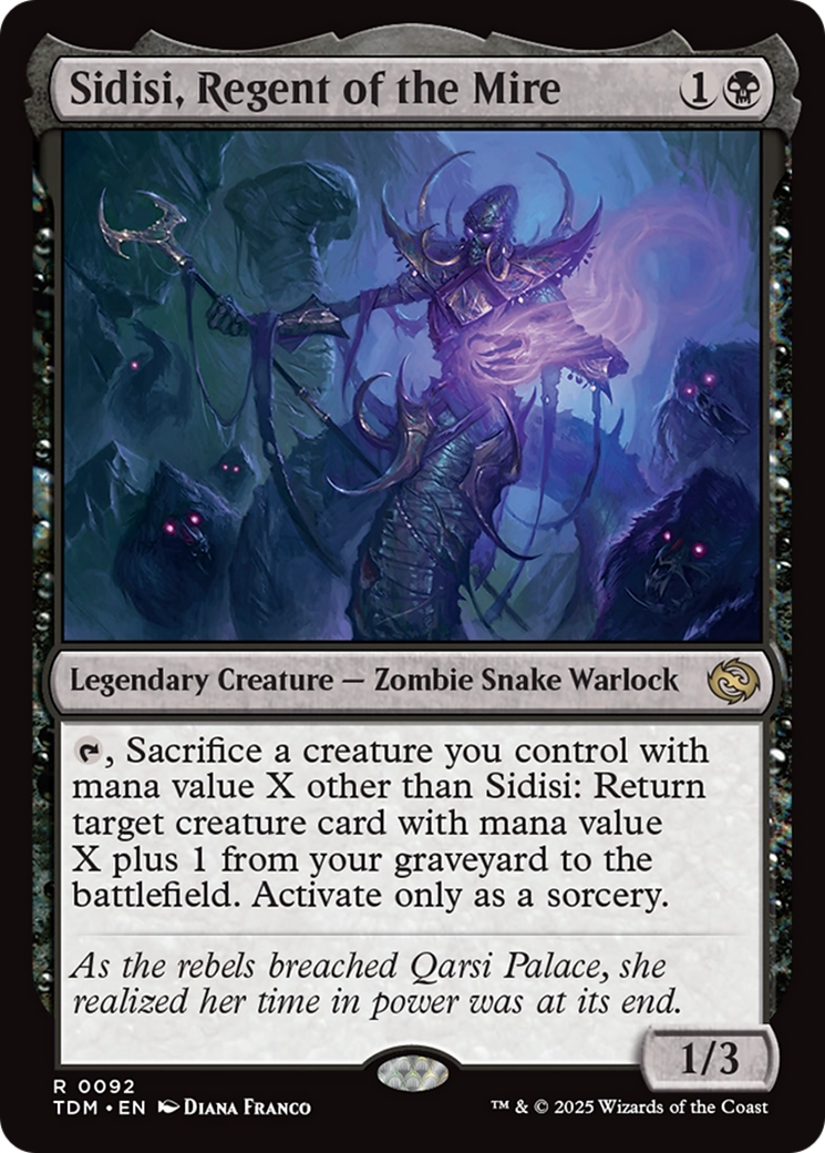 Sidisi, Regent of the Mire [Tarkir: Dragonstorm] | The Time Vault CA