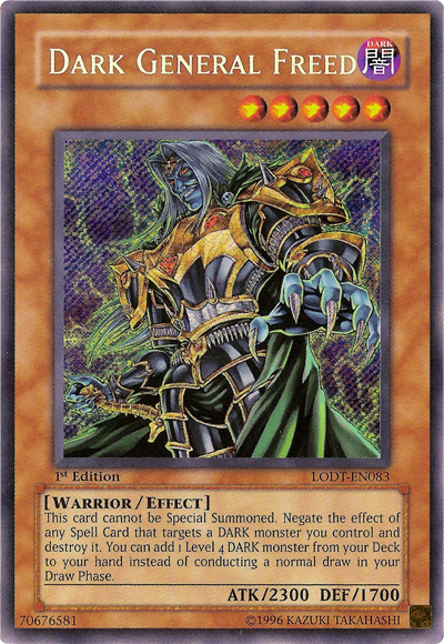 Dark General Freed [LODT-EN083] Secret Rare | The Time Vault CA