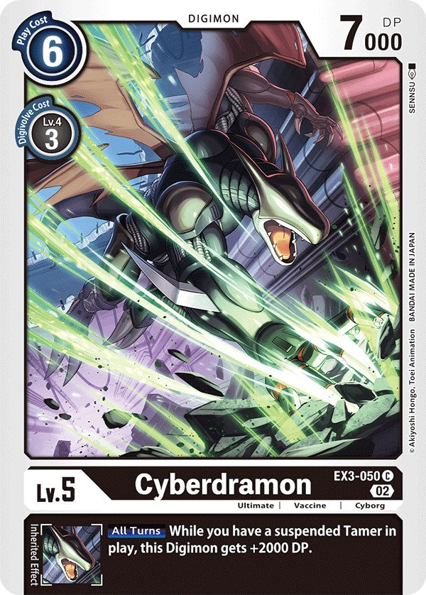 Cyberdramon [EX3-050] [Draconic Roar] | The Time Vault CA