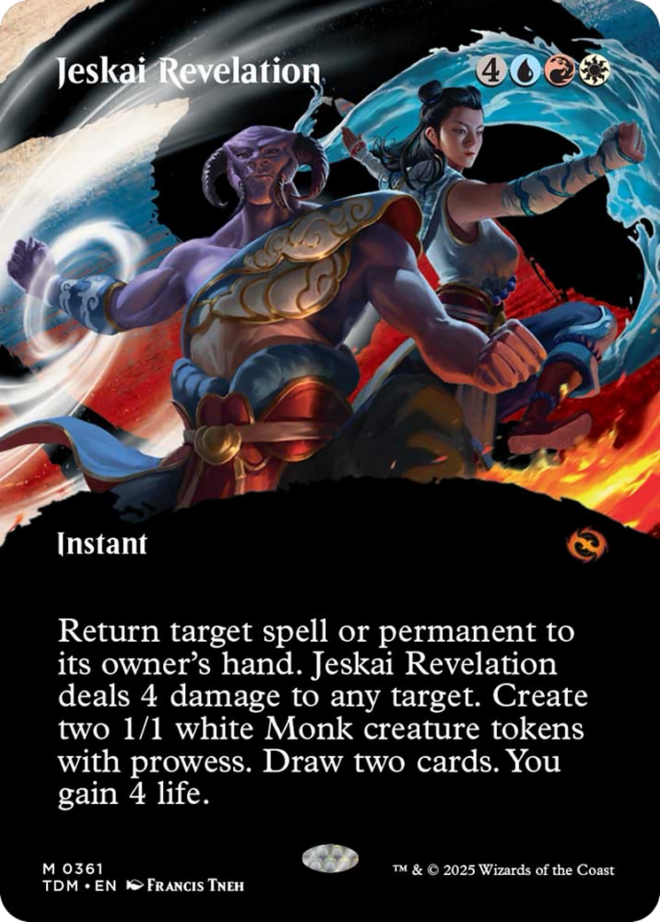 Jeskai Revelation (Borderless) [Tarkir: Dragonstorm] | The Time Vault CA