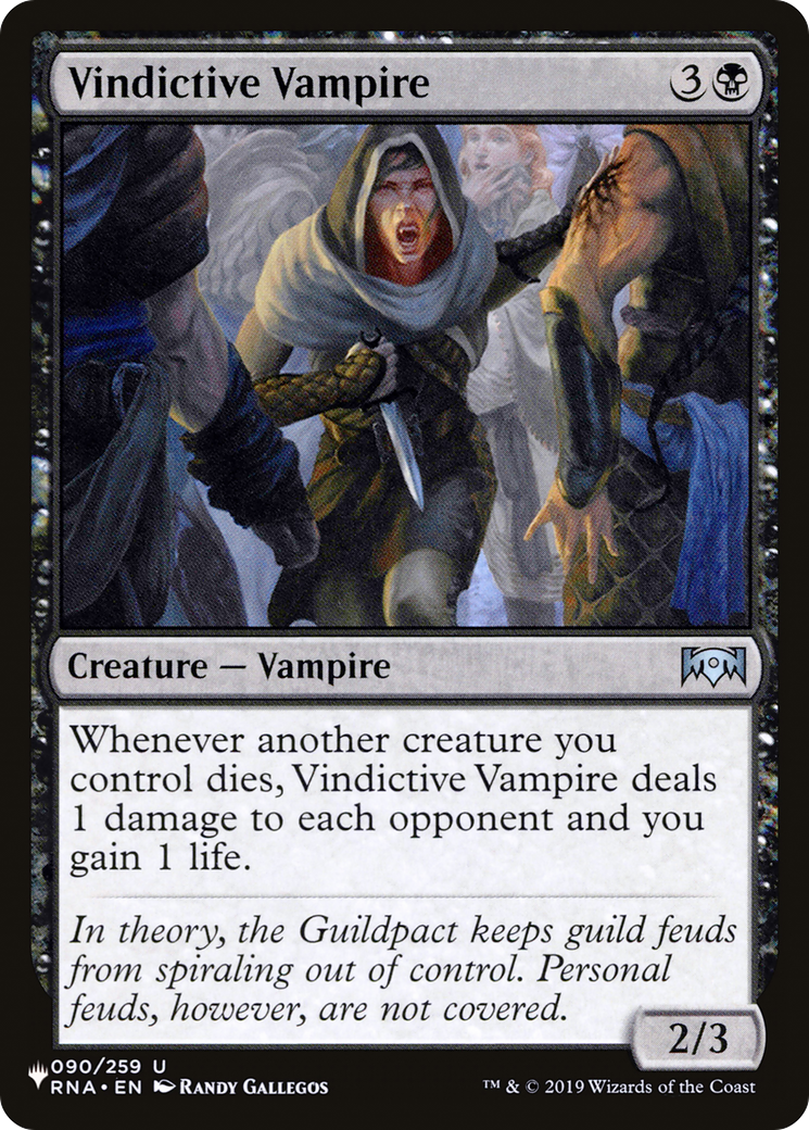 Vindictive Vampire [The List] | The Time Vault CA