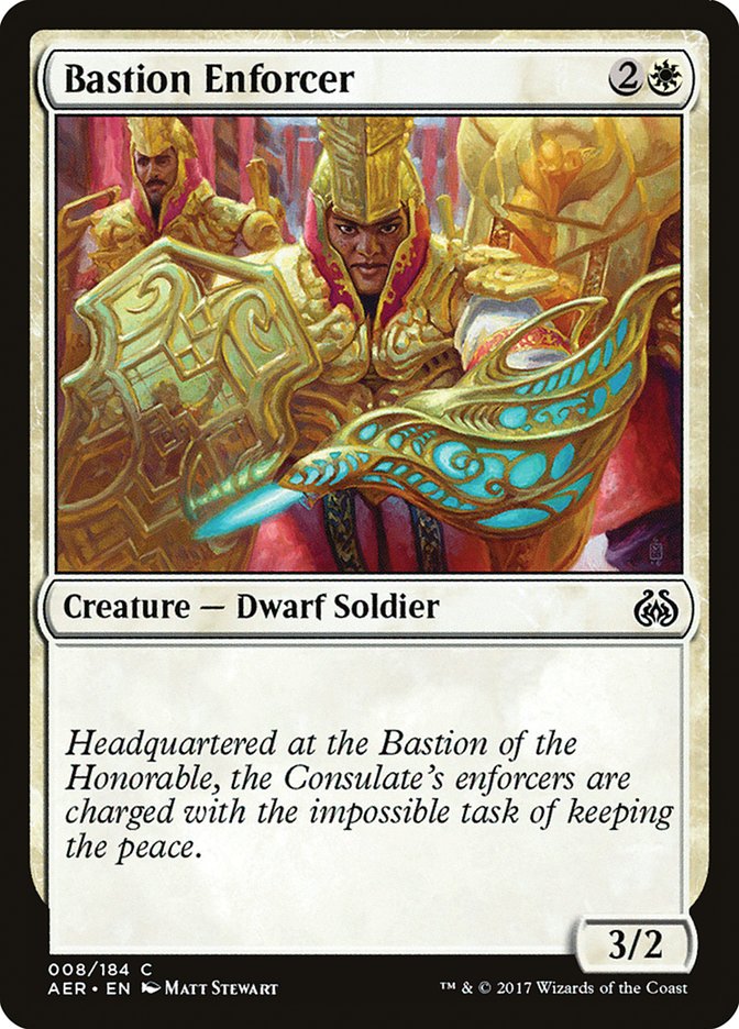 Bastion Enforcer [Aether Revolt] | The Time Vault CA