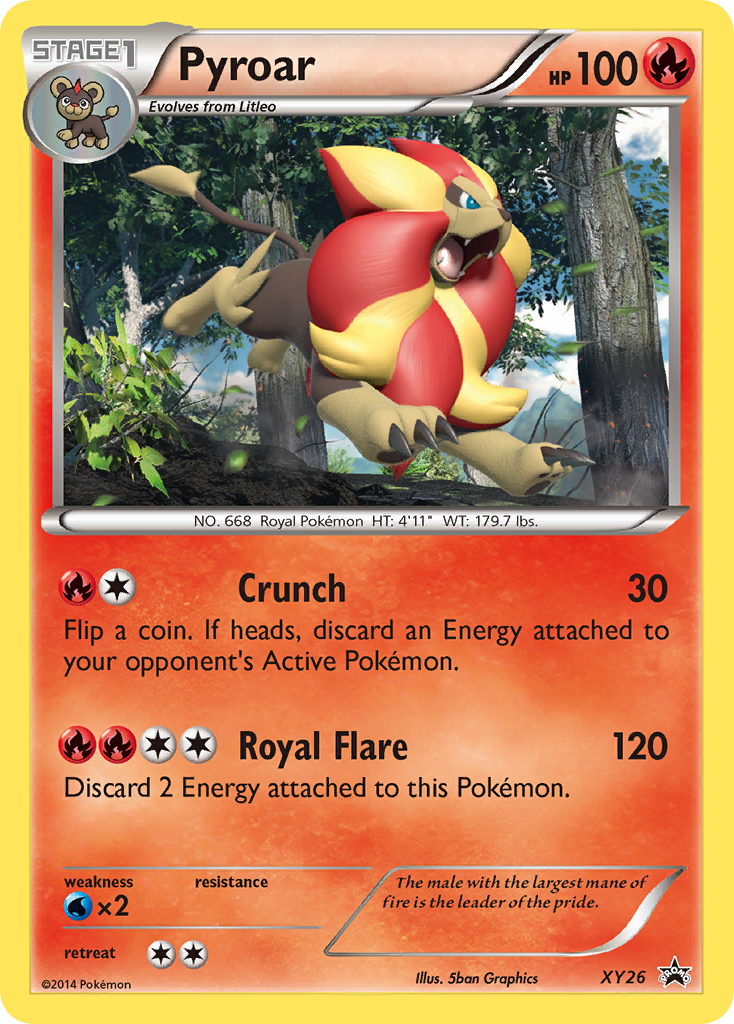 Pyroar (XY26) [XY: Black Star Promos] | The Time Vault CA