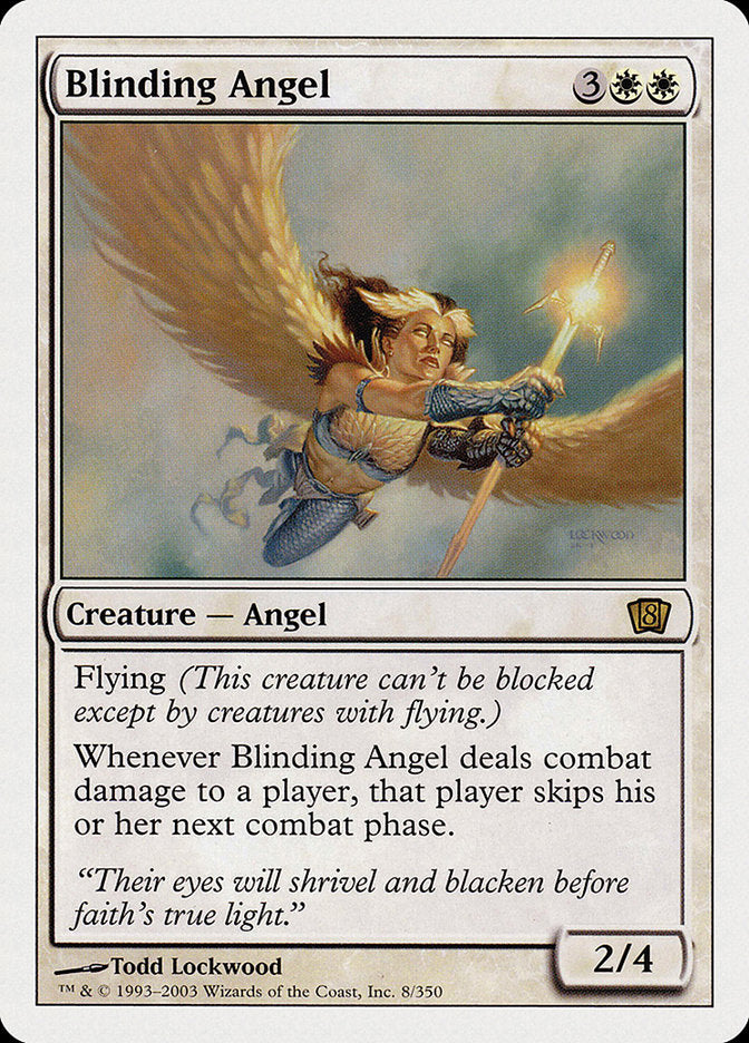 Blinding Angel (8th Edition) [Oversize Cards] | The Time Vault CA