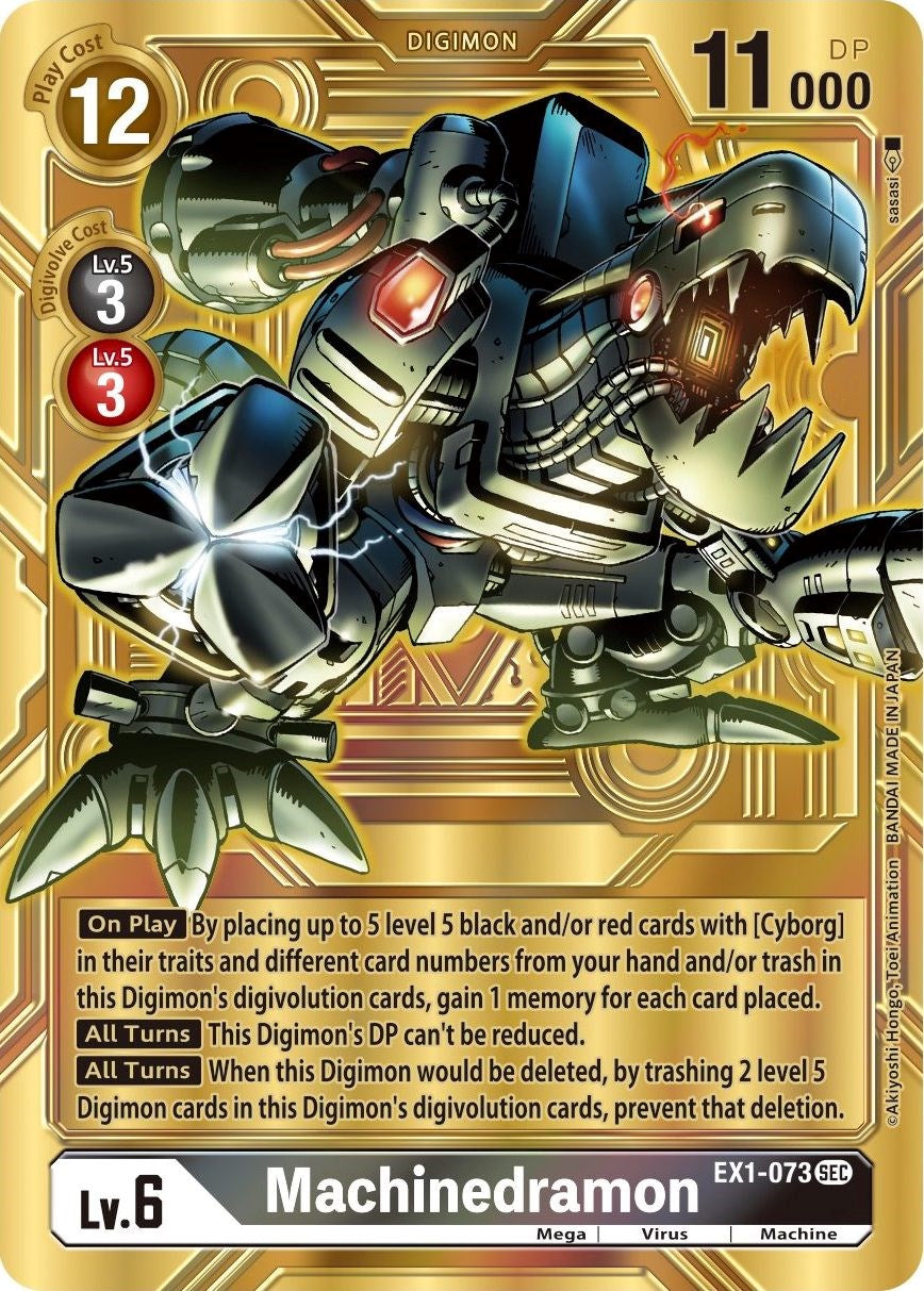 Machinedramon [EX1-073] (Alternate Art) [Dimensional Phase] | The Time Vault CA