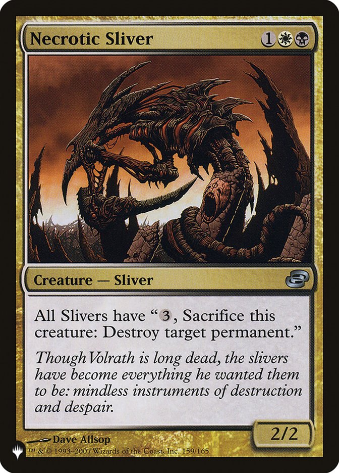 Necrotic Sliver [The List] | The Time Vault CA