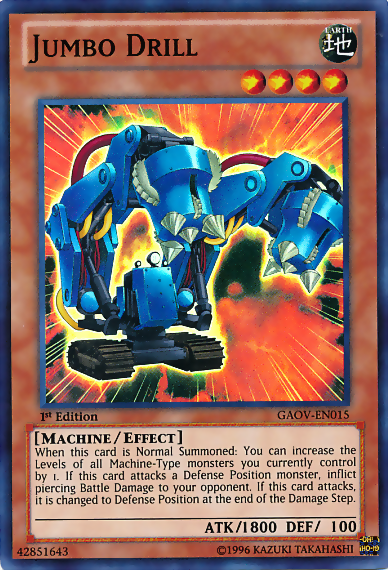 Jumbo Drill [GAOV-EN015] Super Rare | The Time Vault CA