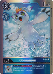 Gomamon [P-004] (Rainbow Foil) [Promotional Cards] | The Time Vault CA