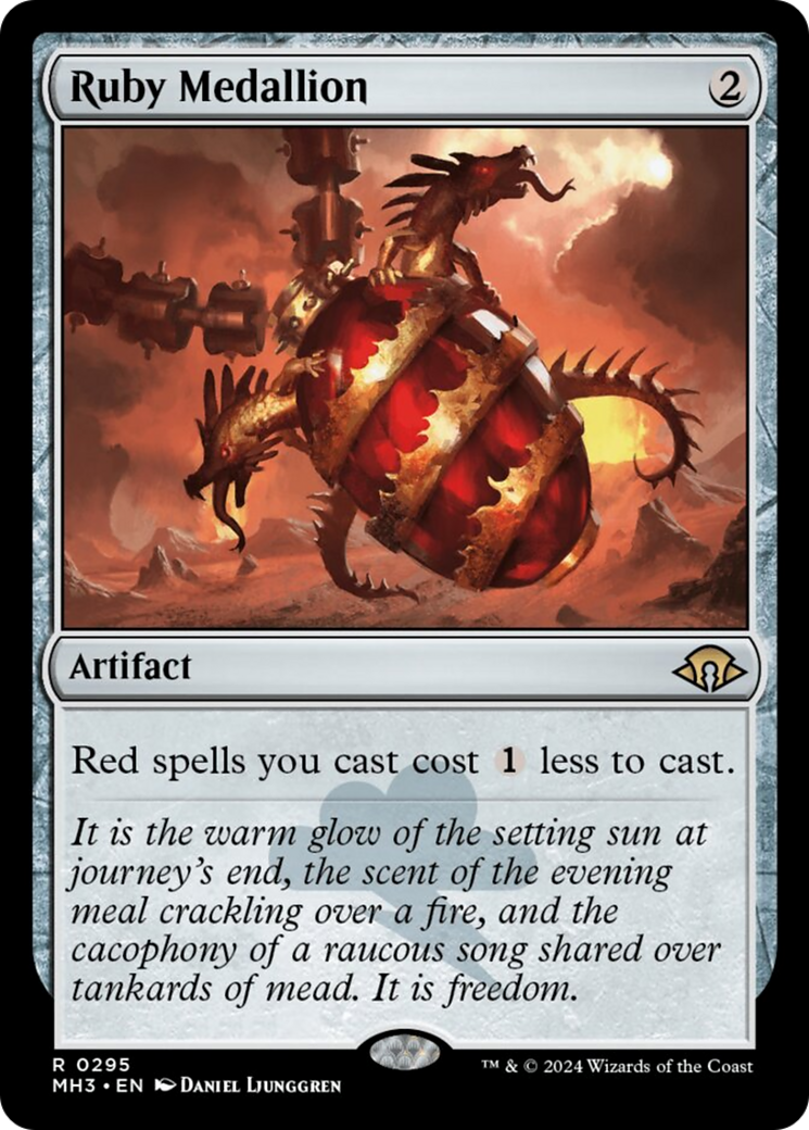 Ruby Medallion [Modern Horizons 3] | The Time Vault CA