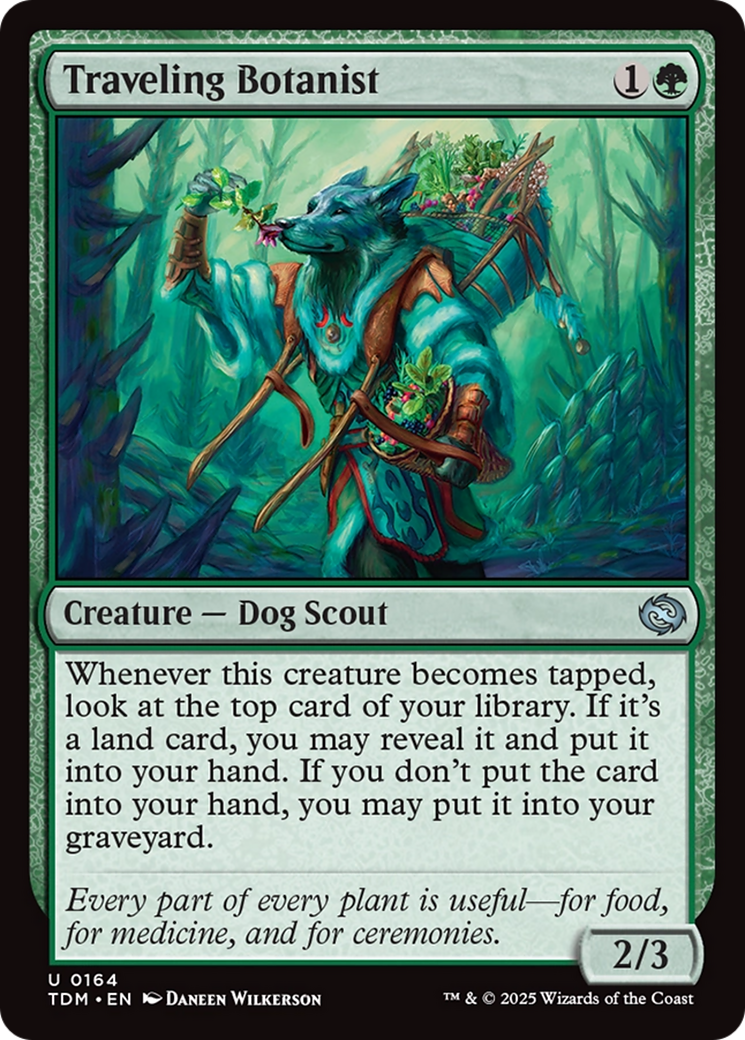 Traveling Botanist [Tarkir: Dragonstorm] | The Time Vault CA