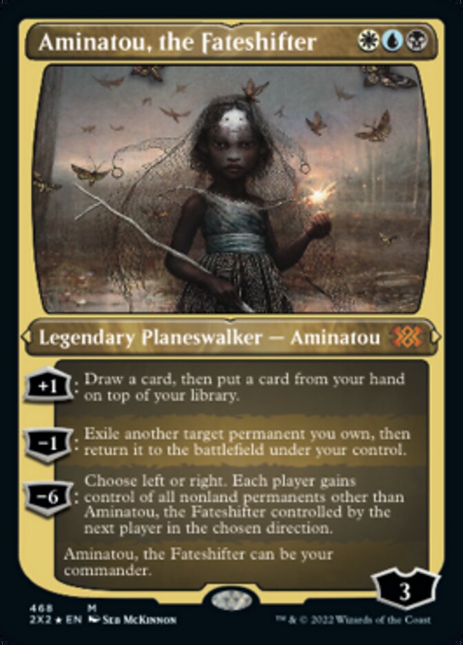 Aminatou, the Fateshifter (Foil Etched) [Double Masters 2022] | The Time Vault CA